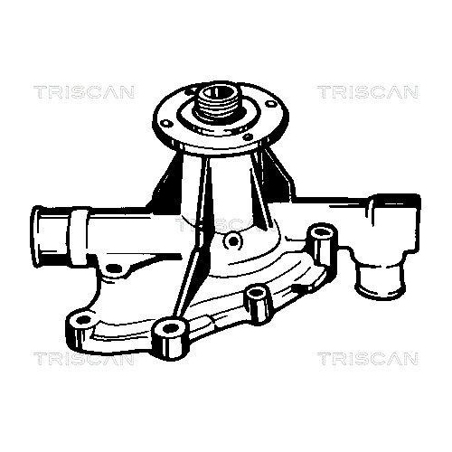 TRISCAN Wasserpumpe, Motork&uuml;hlung 8600 11025