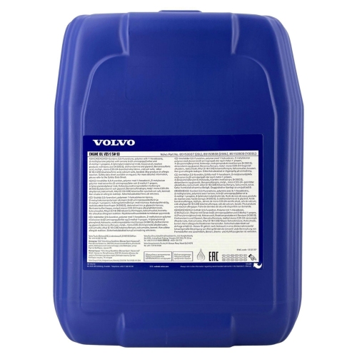Motor&ouml;l Motoren&ouml;l Original Volvo Engine Oil VDS-5 5W-30 - 20 Liter Kanister 85153937