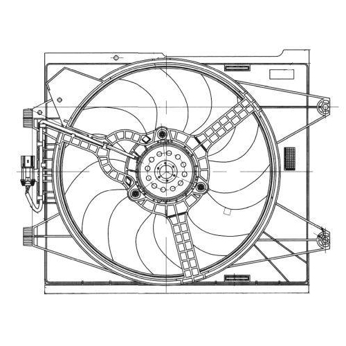 NRF L&uuml;fter, Motork&uuml;hlung 47655