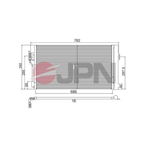JPN Kondensator, Klimaanlage 60C9104-JPN