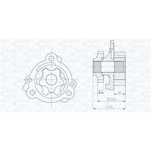 MAGNETI MARELLI &Ouml;lpumpe 351516000111
