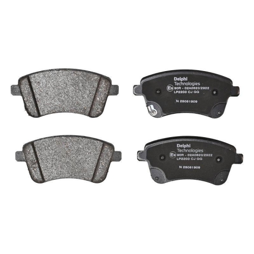 DELPHI Bremsbelagsatz, Scheibenbremse LP2203