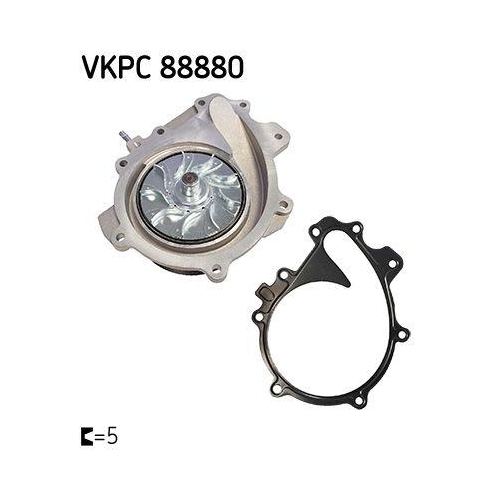 SKF Wasserpumpe, Motork&uuml;hlung VKPC 88880