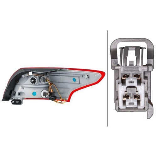 HELLA Heckleuchte 2SD 354 828-031