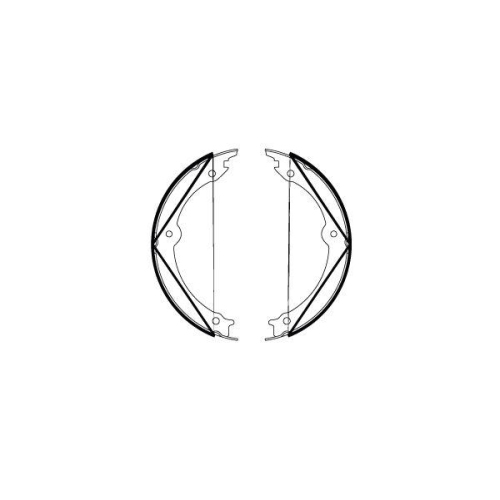 TRW Bremsbackensatz, Feststellbremse GS8816