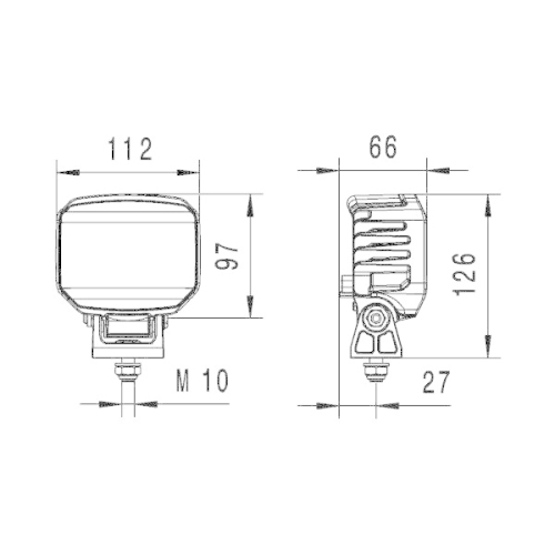 HELLA Arbeitsscheinwerfer 1GA 996 488-511