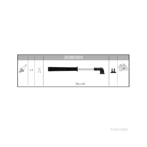 HERTH+BUSS JAKOPARTS Z&uuml;ndleitungssatz J5380303