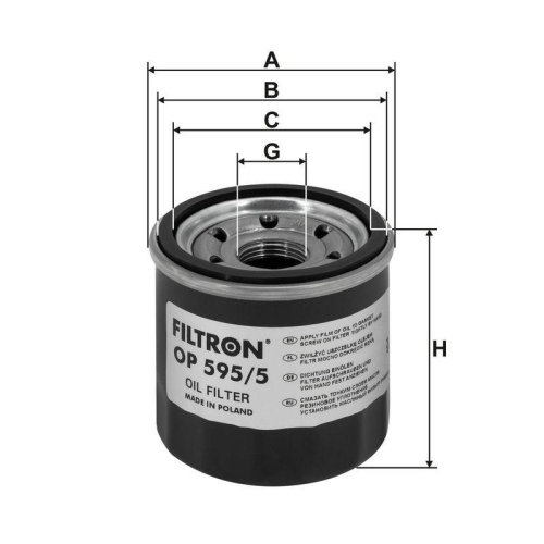 FILTRON &Ouml;lfilter OP 595/5