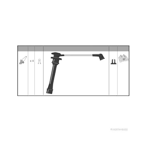 HERTH+BUSS JAKOPARTS Z&uuml;ndleitungssatz J5380503