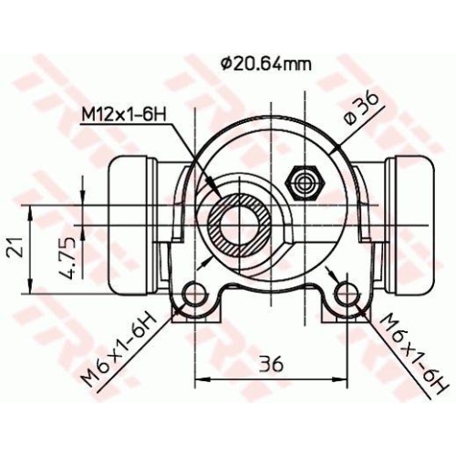 TRW Radbremszylinder BWF153