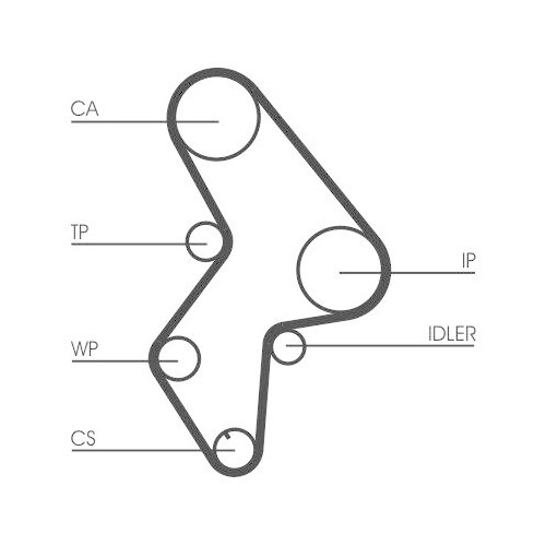 CONTINENTAL CTAM Wasserpumpe + Zahnriemensatz CT1061WP2