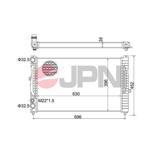 JPN K&uuml;hler, Motork&uuml;hlung 60C9001-JPN