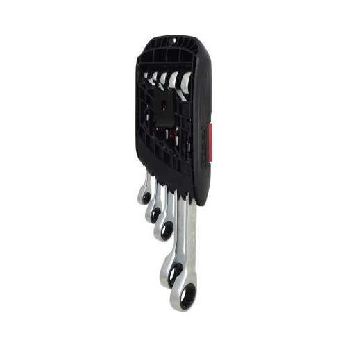 GEARplus RINGSTOP-Ratschenringmaulschl&uuml;ssel-Satz, abgewinkelt, 5-tlg KS TOOLS