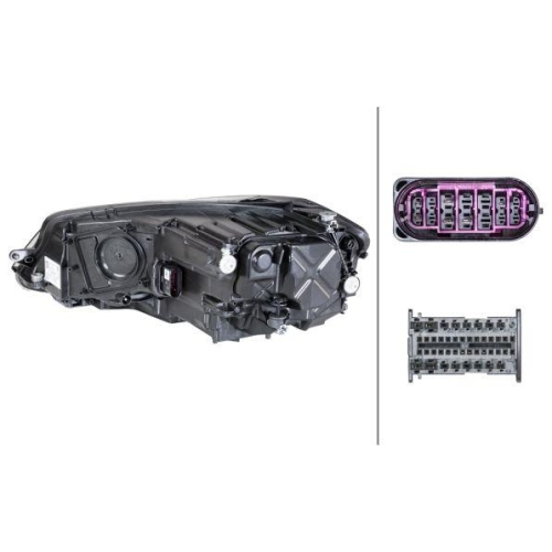 HELLA Hauptscheinwerfer 1LX 013 924-321