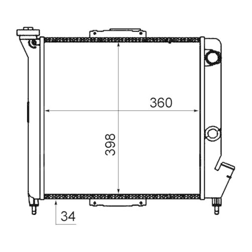 MAHLE K&uuml;hler, Motork&uuml;hlung BEHR CR 832 000S