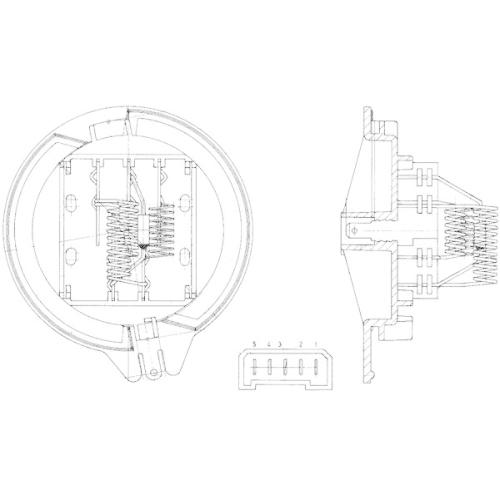 MAHLE Widerstand, Innenraumgebläse BEHR *** PREMIUM LINE *** ABR 20 000P