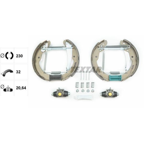 TEXTAR Bremsbackensatz Shoe Kit Pro 84052401