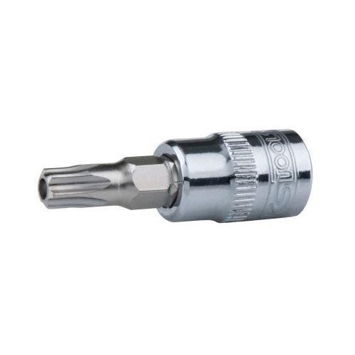 3/8 Zoll CHROMEplus Bit-Stecknuss Torx mit StirnlochbohrungTB45 H&auml;nger KS TOOLS