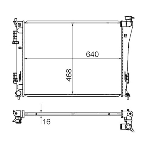 MAHLE K&uuml;hler, Motork&uuml;hlung BEHR CR 846 000S