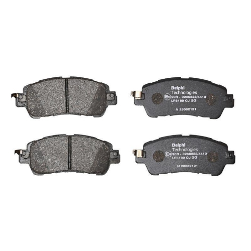 DELPHI Bremsbelagsatz, Scheibenbremse LP3189