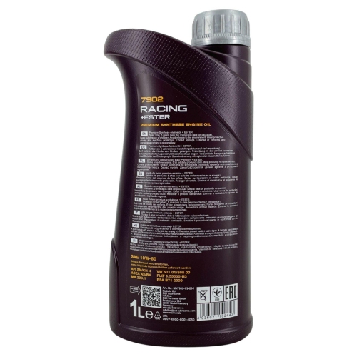 Motor&ouml;l Motoren&ouml;l Mannol Racing + Ester 10W-60 1 Liter Flasche MN7902-1