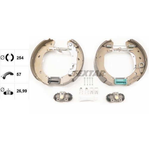 TEXTAR Bremsbackensatz Shoe Kit Pro 84060900