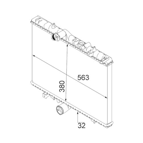 MAHLE K&uuml;hler, Motork&uuml;hlung BEHR *** PREMIUM LINE *** CR 883 000P