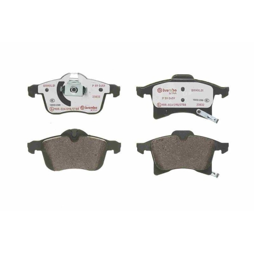 BREMBO Bremsbelagsatz, Scheibenbremse XTRA LINE P 59 045X