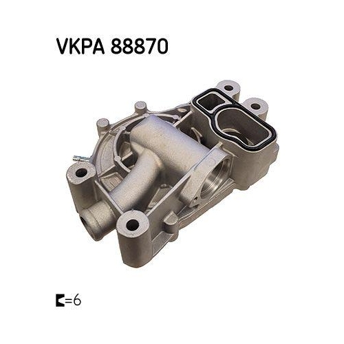 SKF Wasserpumpe, Motork&uuml;hlung VKPA 88870
