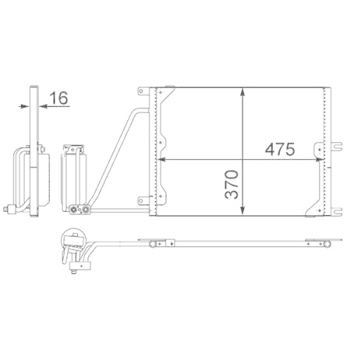 MAHLE Kondensator, Klimaanlage BEHR *** PREMIUM LINE *** AC 226 000P