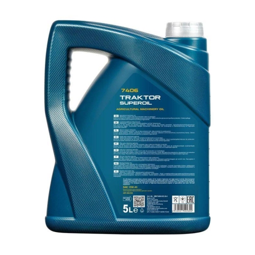 Motor&ouml;l Motoren&ouml;l Mannol Traktor Superoil 15W-40 5 Liter Kanister MN7406-5
