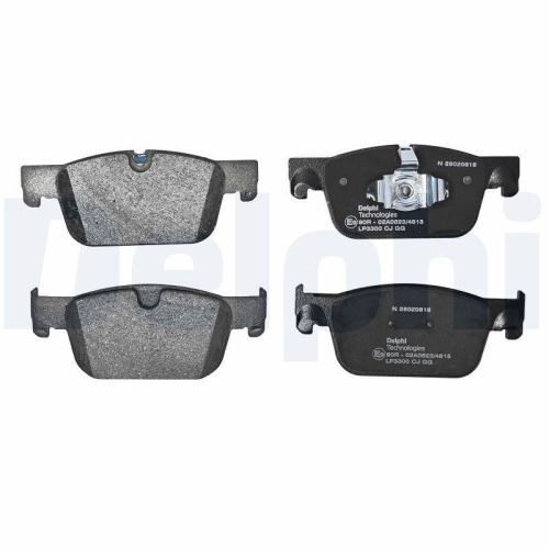 DELPHI Bremsbelagsatz, Scheibenbremse LP3300