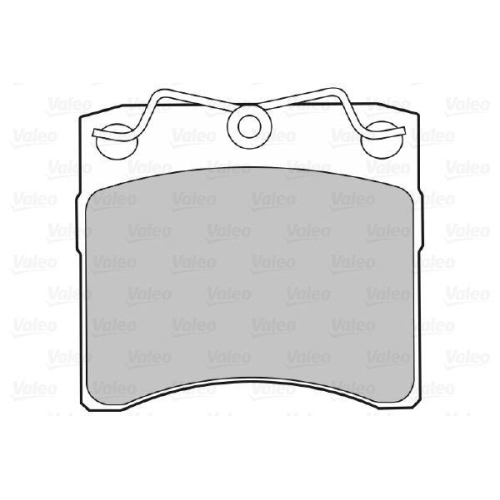 VALEO Bremsbelagsatz, Scheibenbremse 598048
