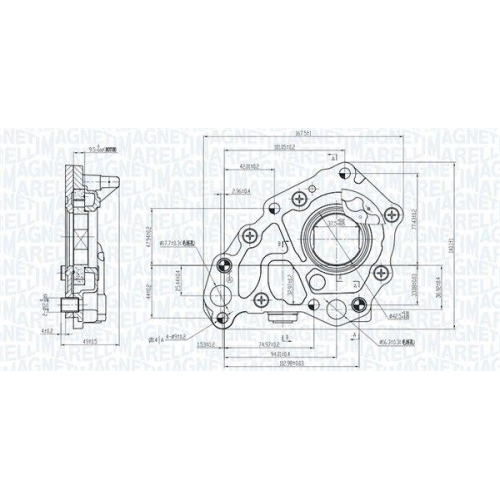 MAGNETI MARELLI &Ouml;lpumpe 351516000153