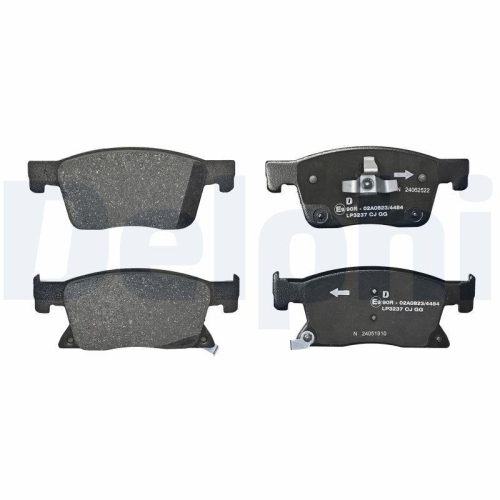 DELPHI Bremsbelagsatz, Scheibenbremse LP3237