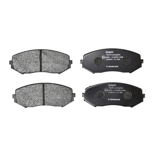 DELPHI Bremsbelagsatz, Scheibenbremse LP2001