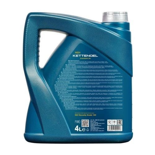 Mannol Ketten&ouml;l S&auml;geketten&ouml;l S&auml;gekettenhaft&ouml;l Kettenhaft&ouml;l 4 Liter MN1101-4