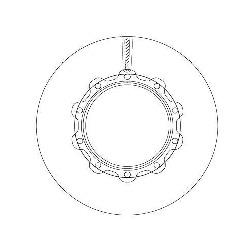 TRW Bremsscheibe TRW SINGLE DF5014S