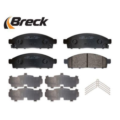 BRECK Bremsbelagsatz, Scheibenbremse 25087 00 701 00