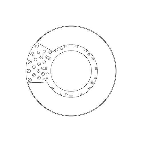 TRW Bremsscheibe TRW SINGLE DF5033S