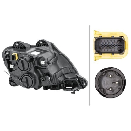 HELLA Hauptscheinwerfer 1LD 010 116-611