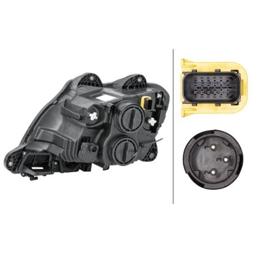 HELLA Hauptscheinwerfer 1LD 010 116-621