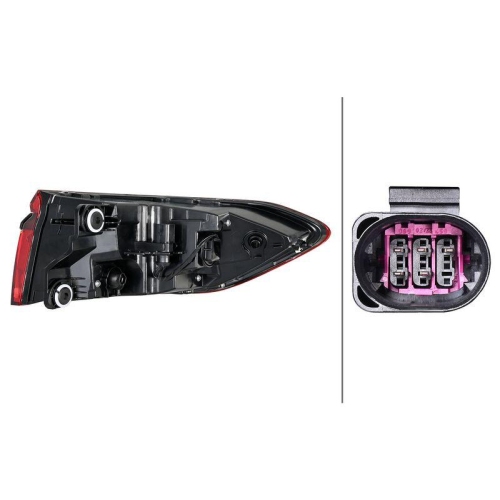 HELLA Heckleuchte 2SD 013 095-651