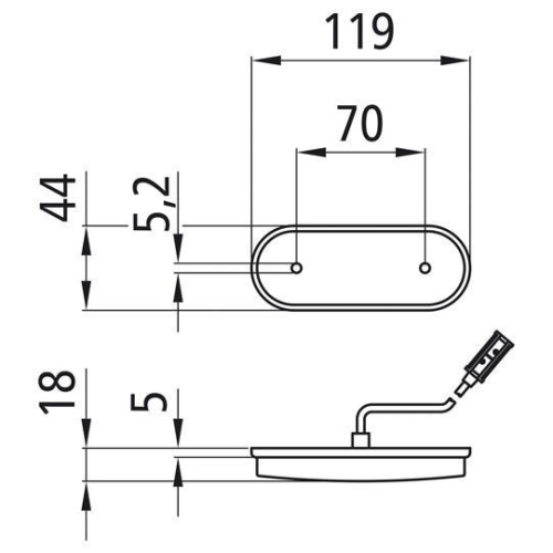 Unipoint LED, 24 V, SML, 0,50 m, P&R Suer 127553522