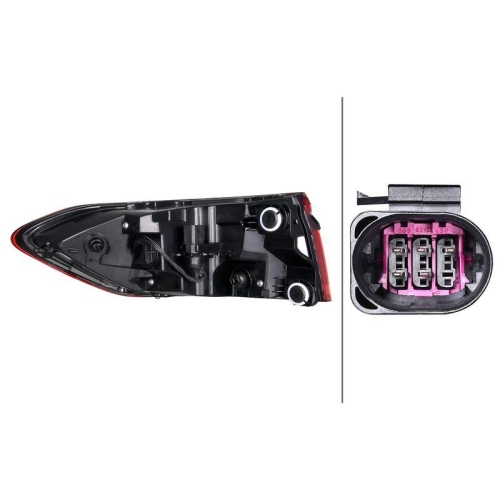 HELLA Heckleuchte 2SD 013 095-661