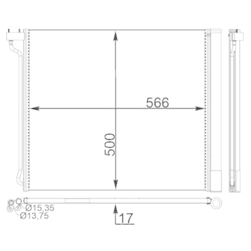 MAHLE Kondensator, Klimaanlage BEHR *** PREMIUM LINE *** AC 269 000P