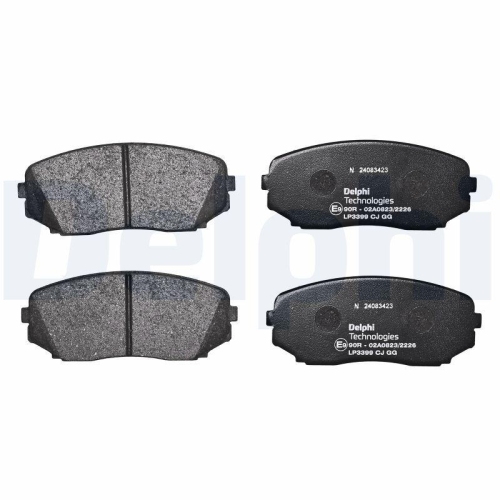 DELPHI Bremsbelagsatz, Scheibenbremse LP3399