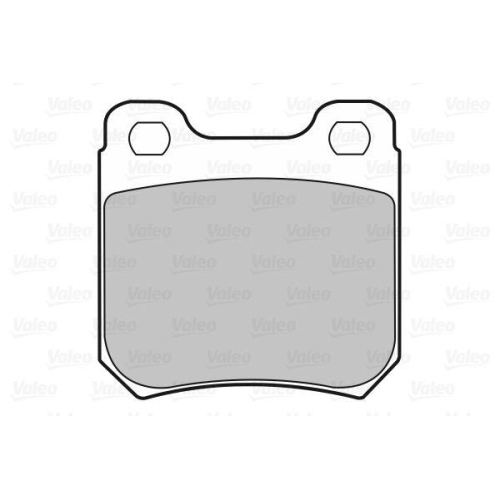 VALEO Bremsbelagsatz, Scheibenbremse 598183