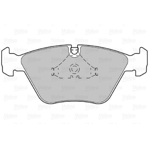VALEO Bremsbelagsatz, Scheibenbremse 598231
