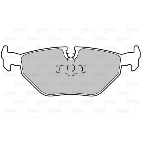 VALEO Bremsbelagsatz, Scheibenbremse 598259
